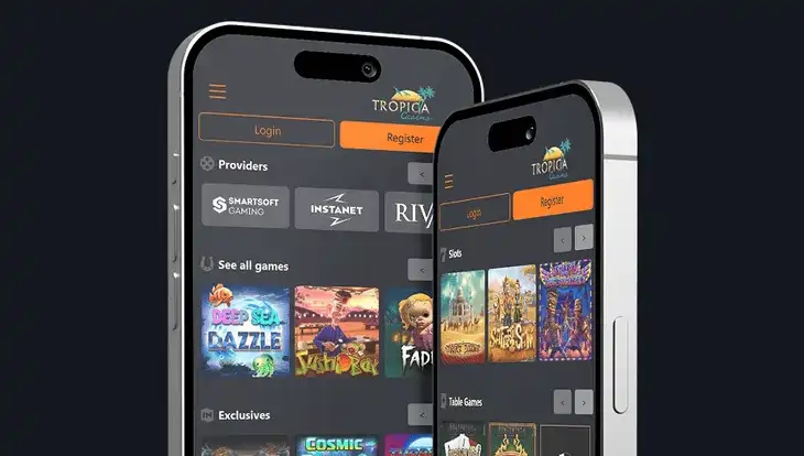 Tropica Casino App-Screenshot